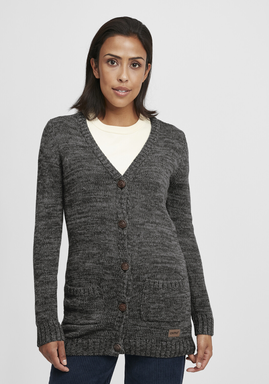 

Кардиган Oxmo Strickjacke, черный