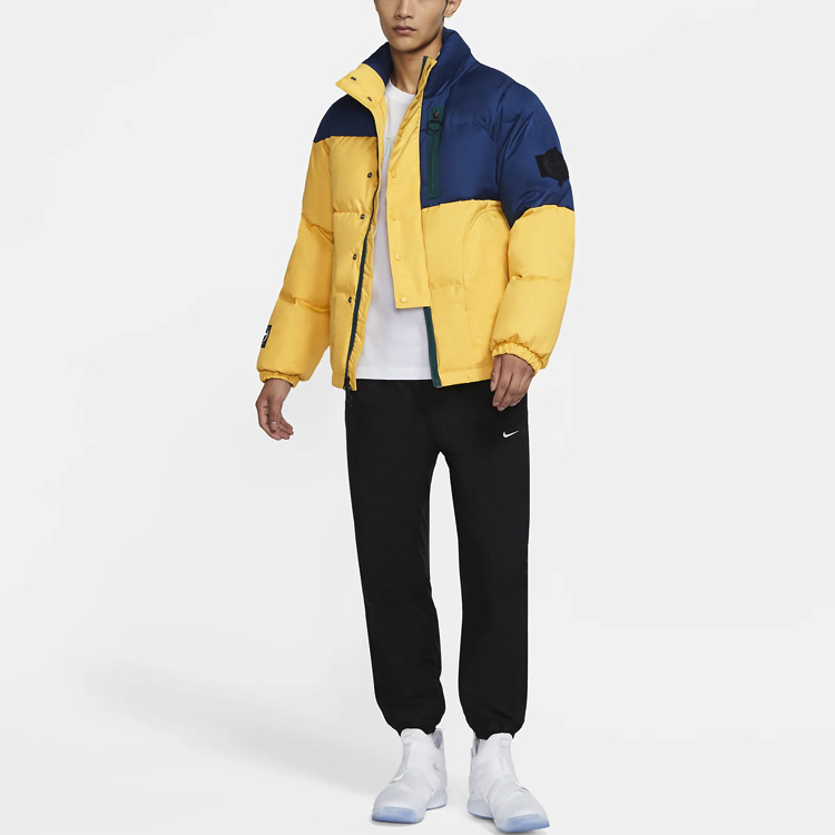 Nike Пуховик зимний мужской солнечно-желтый, Sun-Dazed Yellow — фото 4