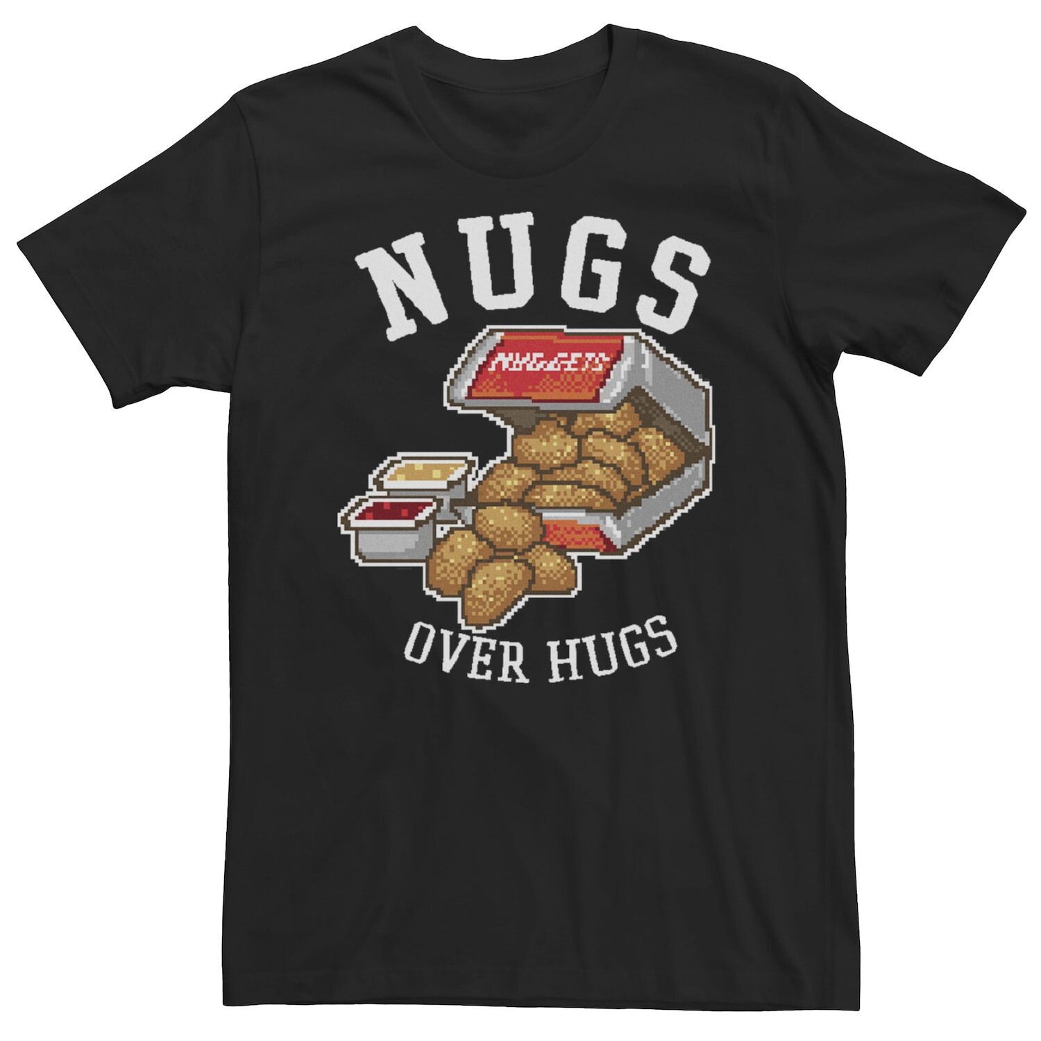 

Мужская универсальная футболка Nugs Over Hugs Licensed Character