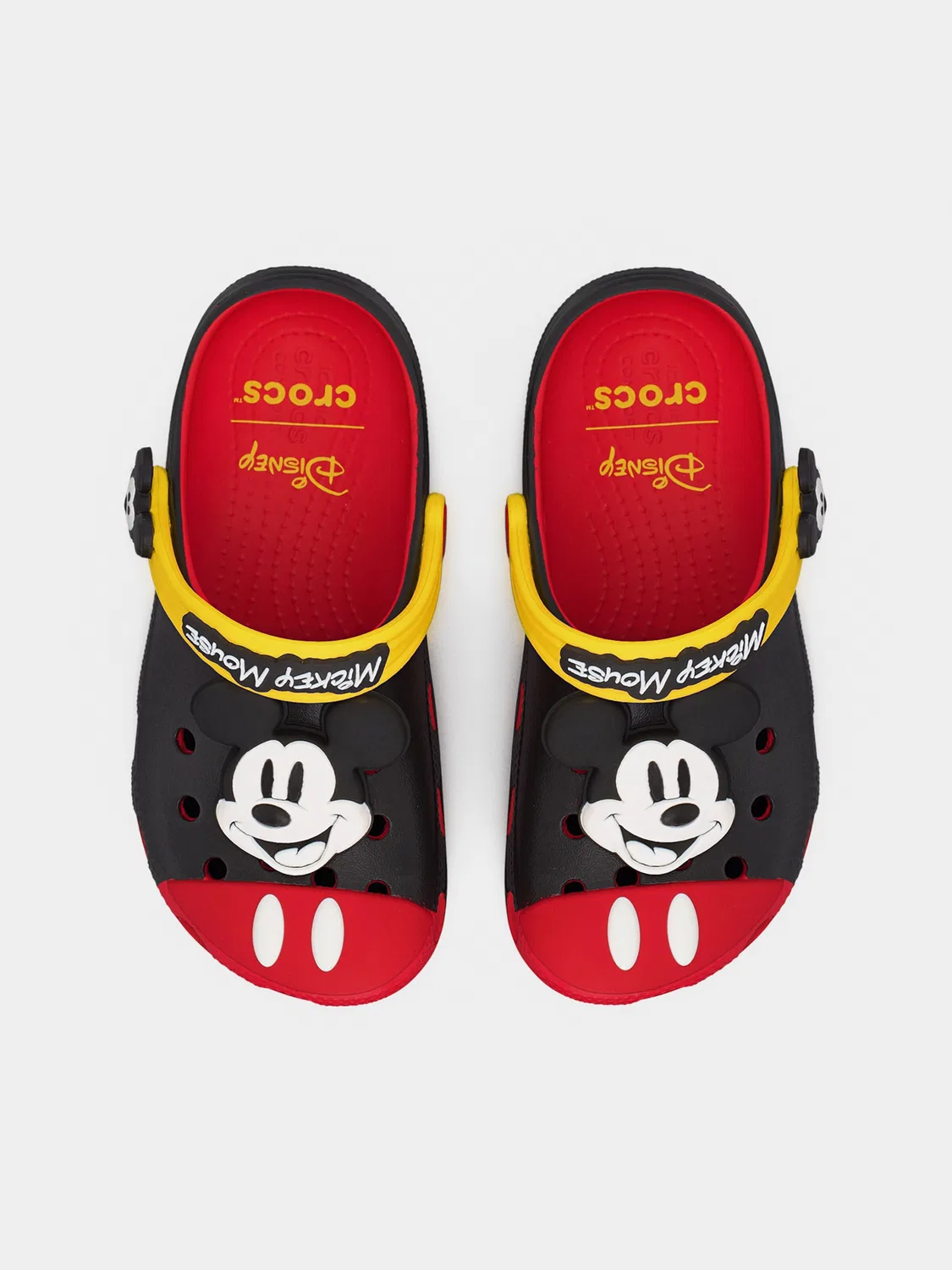 Сандалии Crocs Mickey Mouse Classic черного цвета — фото 3