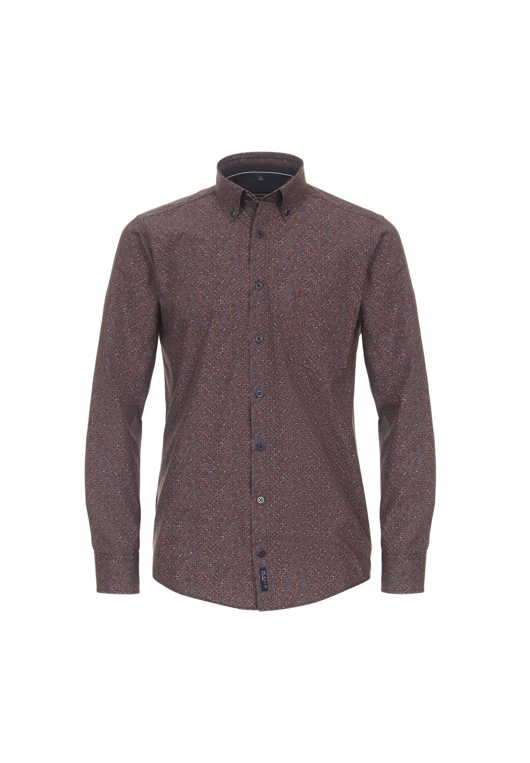 

Мужская повседневная рубашка с принтом повседневного кроя CASAMODA, цвет Mittelrot