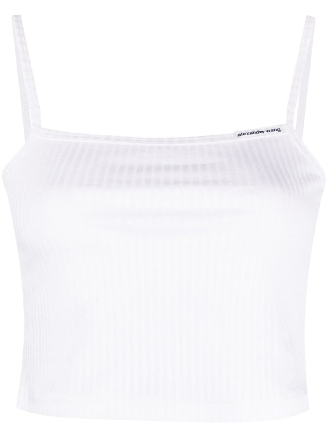 

Alexander Wang топ Cami в рубчик, белый