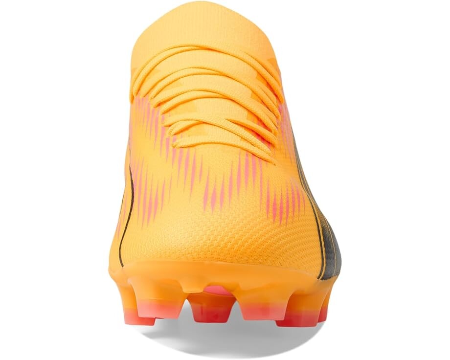 Кроссовки PUMA Ultra Match Firm Ground/Artificial Ground, цвет Sun Stream/Puma Black/Sunset Glow — фото 3