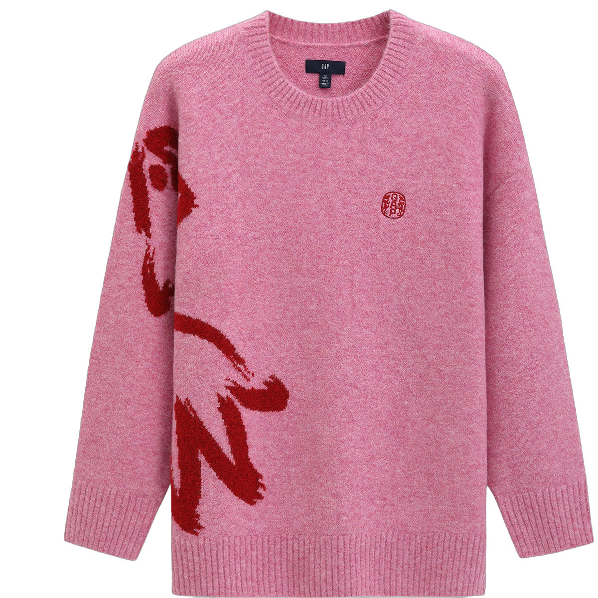 

Gugong Lianmingkuan вязаный свитер женский GAP, розовый