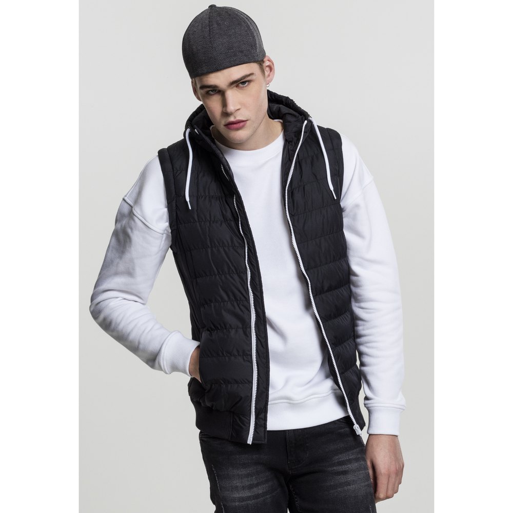 

Куртка Urban Classics Bubble Hooded, черный