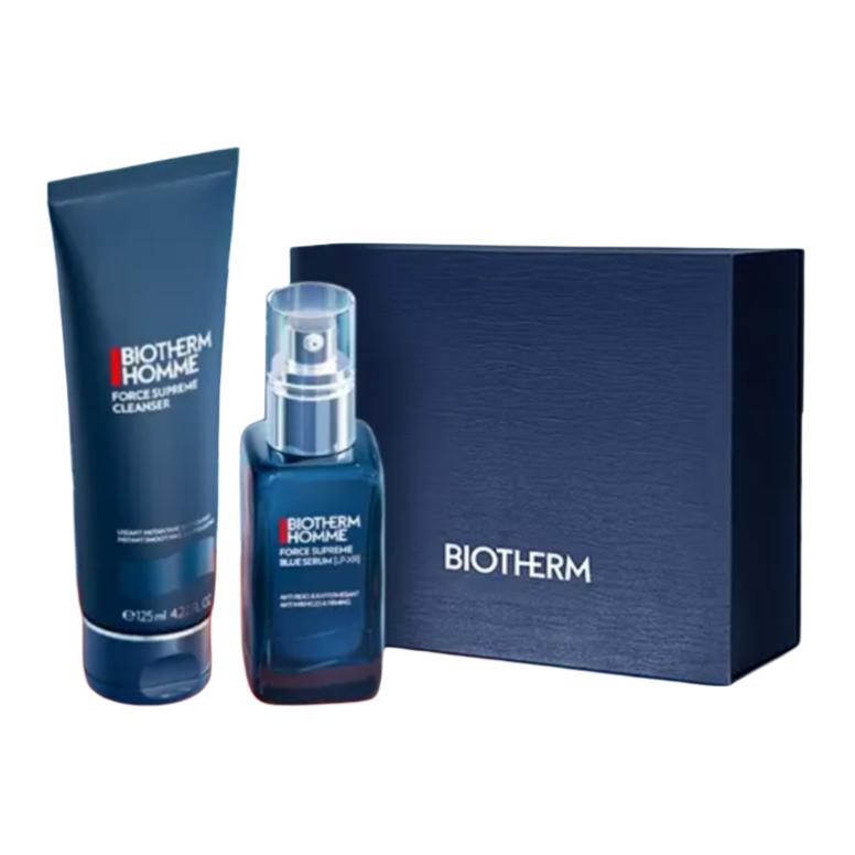 

BIOTHERM BIYOUQUAN мужской набор для ухода за кожей с синим бриллиантом: очищающее средство и сыворотка, увлажняет и питает, 125мл+60мл