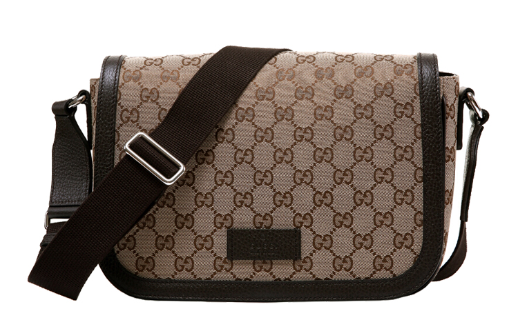 

Сумка-кроссбоди Messenger Ssima GG с регулируемым ремнем коричневый/бежевый GUCCI