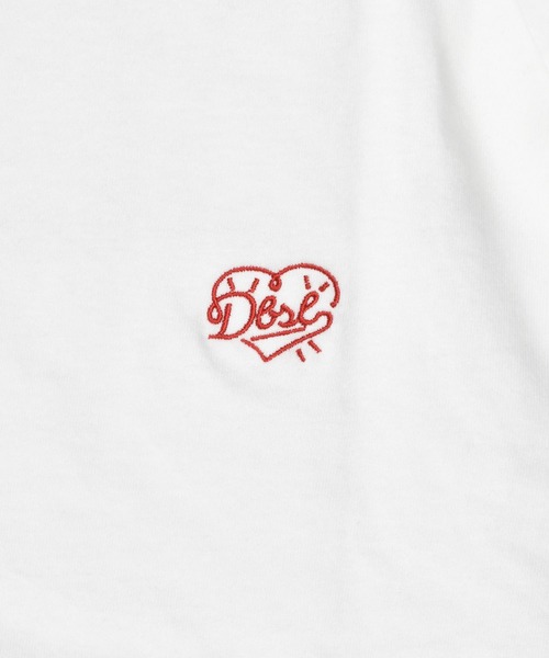

Футболка с вышивкой в виде сердца, DBSL DOUBLE STEAL, белый