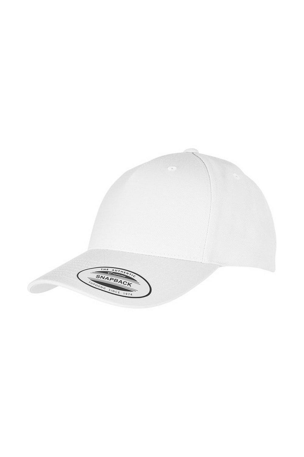 

Кепка Snapback Flexfit с 5 панелями Yupoong, белый