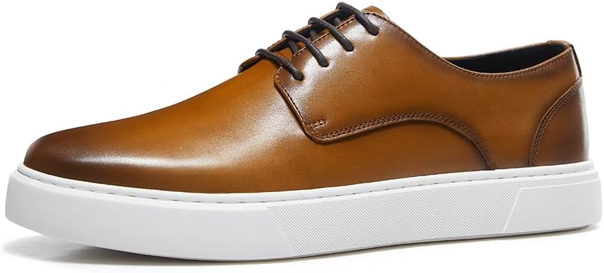 

Мужские повседневные кожаные кроссовки GIFENNSE, коричневый