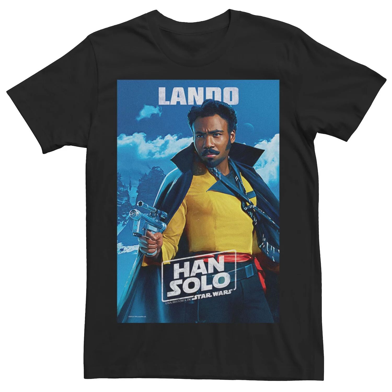 

Мужская футболка Han Solo Movie в испанском стиле Lando Star Wars