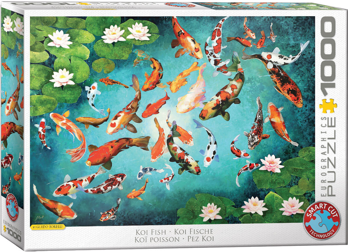 

Пазл Eurographics Colorful Koi, 1000 шт.
