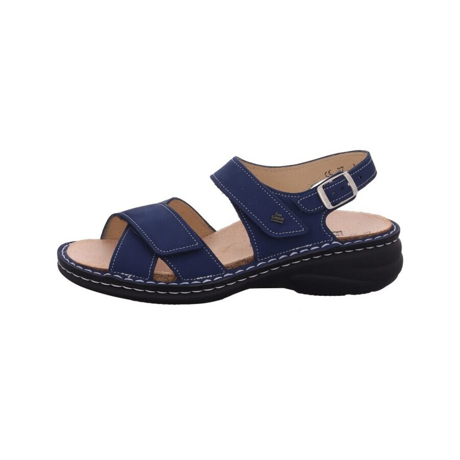 Сандалии с ремешками Finn Comfort Strap Sandals Linosa, ночной синий — фото 2