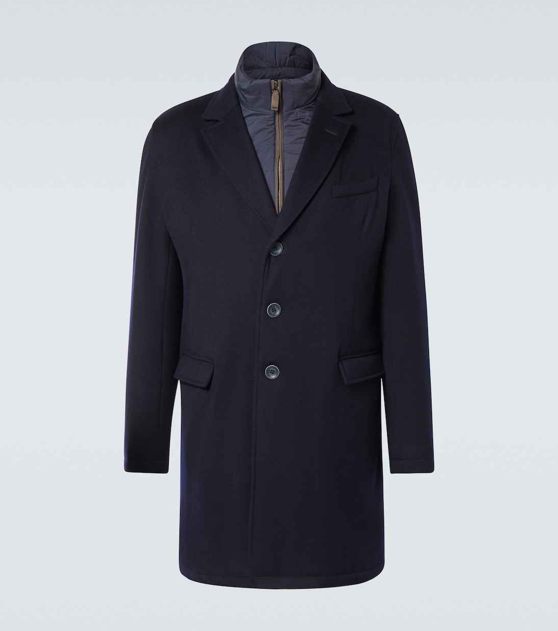 

Шерстяное пальто Herno, Blu Navy