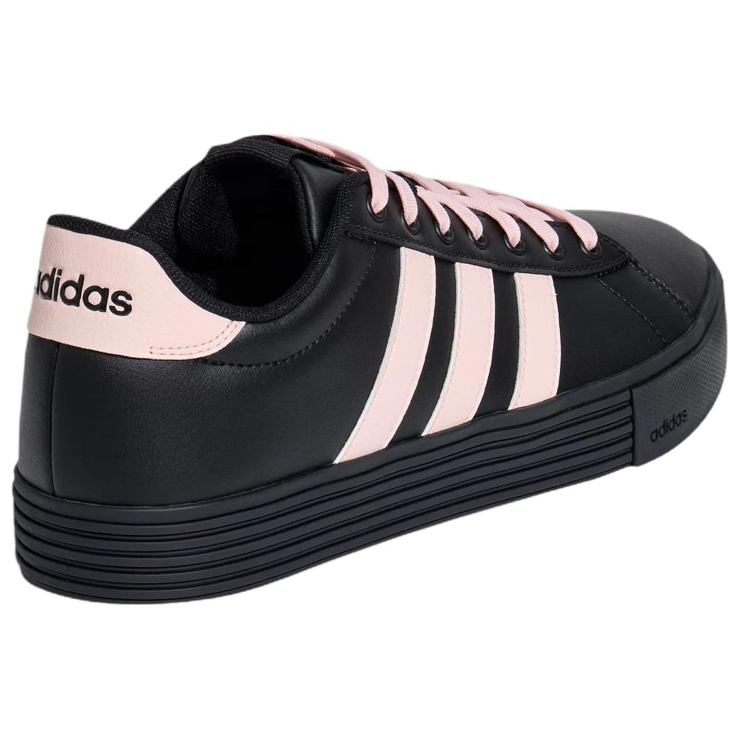 Adidas Daily 40 Synthetic Leather Low top Skateboard Shoes Unisex Black Pink — фото 4