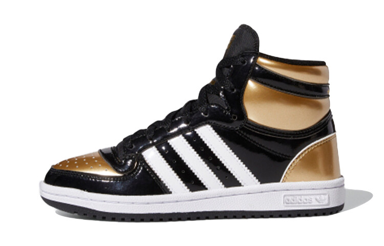

Десять лучших детских кроссовок для скейтбординга GS High-top Black/Gold/White Adidas