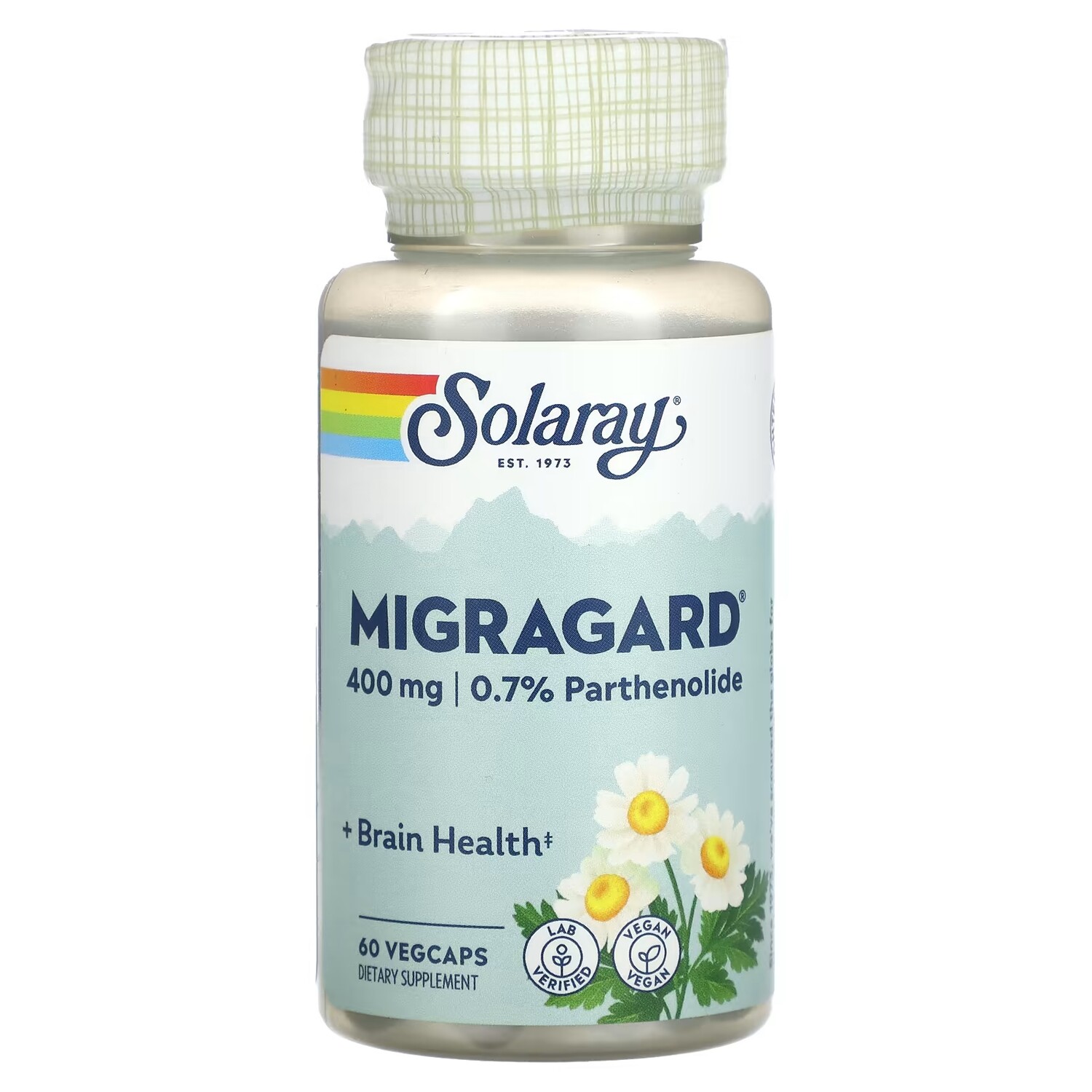 

Solaray MigraGard 400 мг 60 растительных капсул