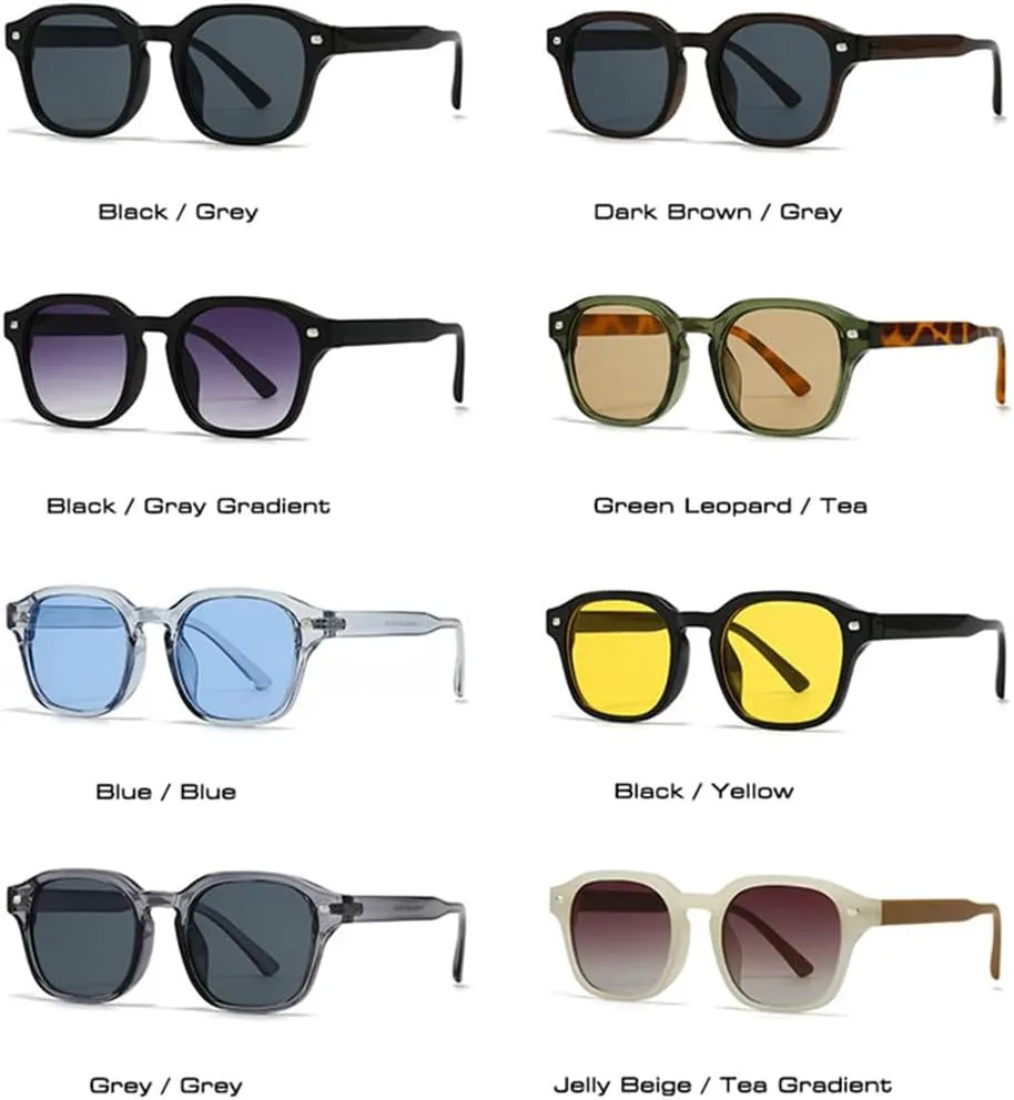 

Солнцезащитные очки UV400 с градиентным покрытием Rivets Punk для женщин и мужчин, для бега и занятий спортом на открытом воздухе UYPTK, C5 Jelly Beige Tea