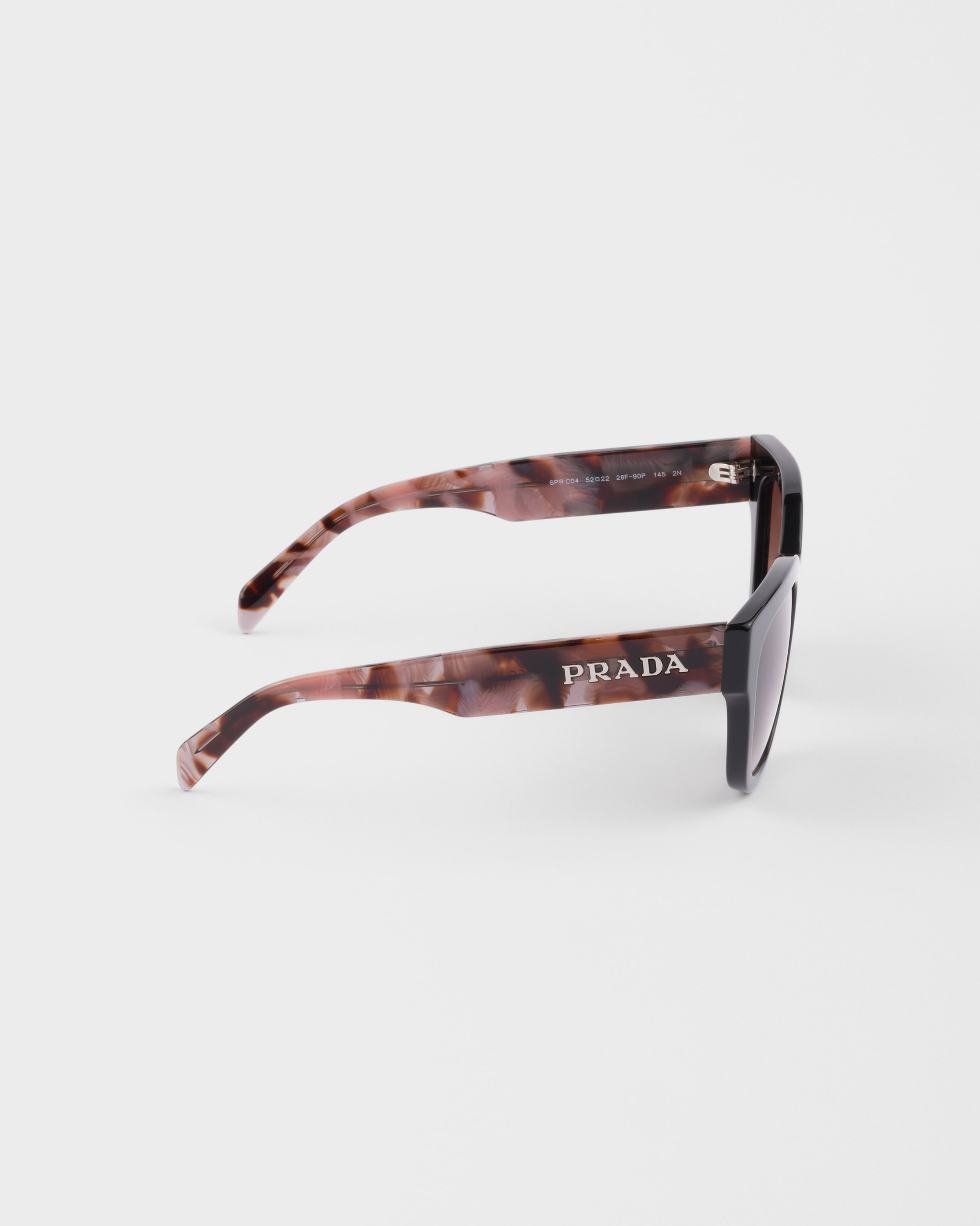 Солнцезащитные очки с логотипом Prada Prada, цвет линз: темно-коричневый — фото 4