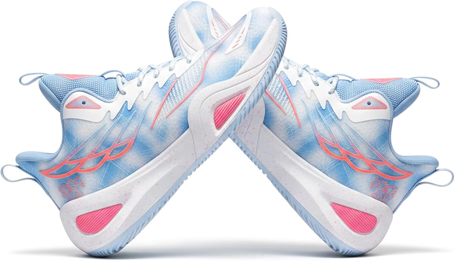 

Мужские баскетбольные кроссовки высокие нескользящие спортивные кеды Y2K массивного дизайна для ходьбы, тренировок в зале Yozti, синий