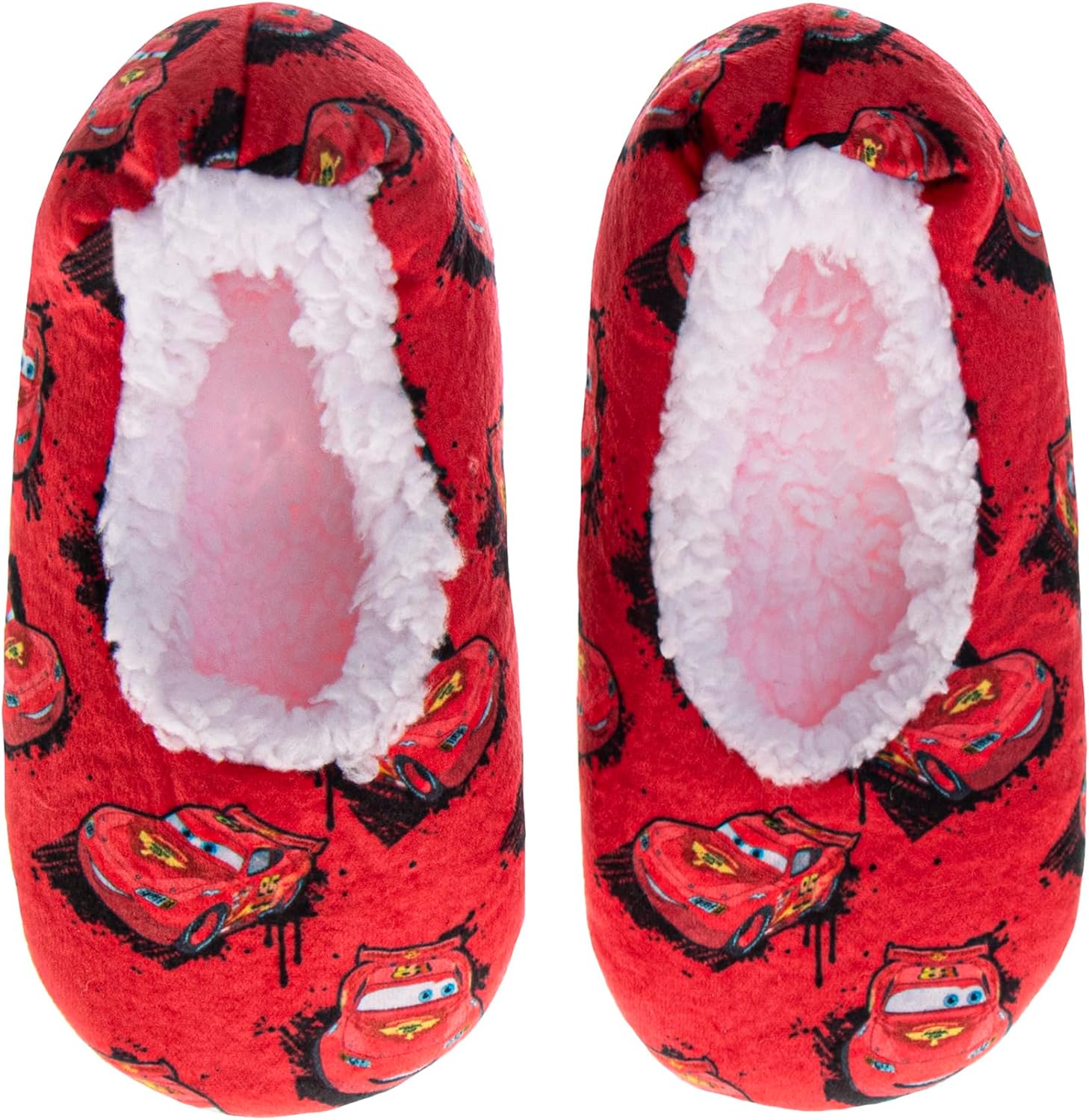 

Тапочки-носочки Josmo для мальчиков - мягкие плюшевые уютные тапочки с носком с антискользящей подошвой - Машинки, Человек-Паук, Щенячий патруль, Черепашки-ниндзя, Соник, История игрушек (Размеры: 5-10 для малышей / 11-12 для детей), красный