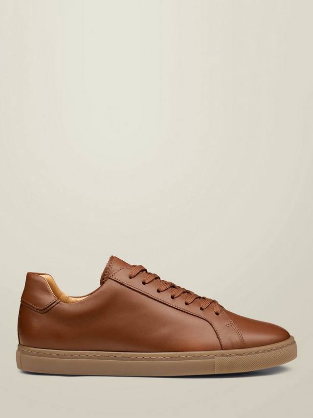 

Кожаные кроссовки на шнуровке Charles Tyrwhitt, цвет Dark Tan