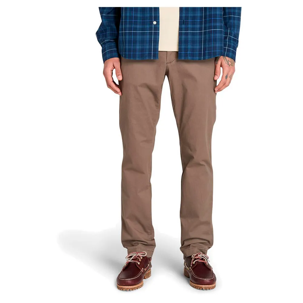 

Брюки чинос Timberland Claremont Twill Slim, синий