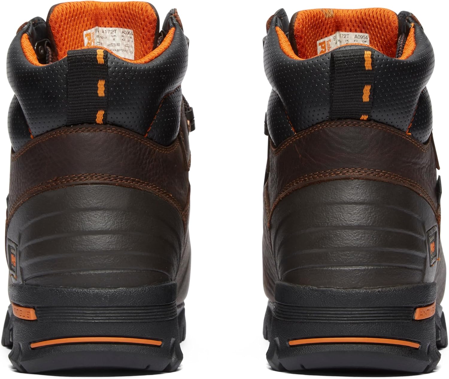 Timberland PRO мужские промышленные рабочие ботинки Endurance 6 дюймов со стальным защитным носком, устойчивые к проколам, с внешним метгардом, Brown-2024 New — фото 3