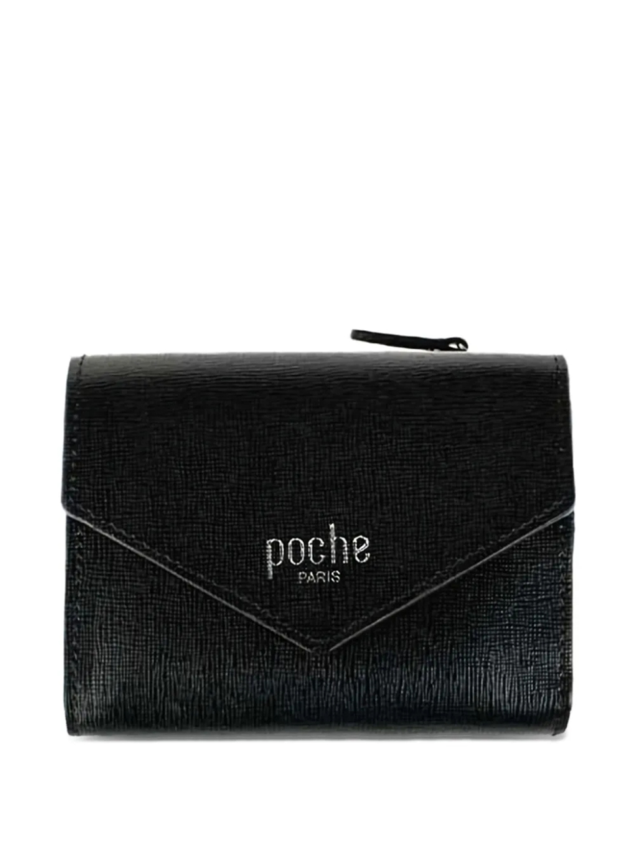 

Кошелек с логотипом и печатью Poche Paris, черный