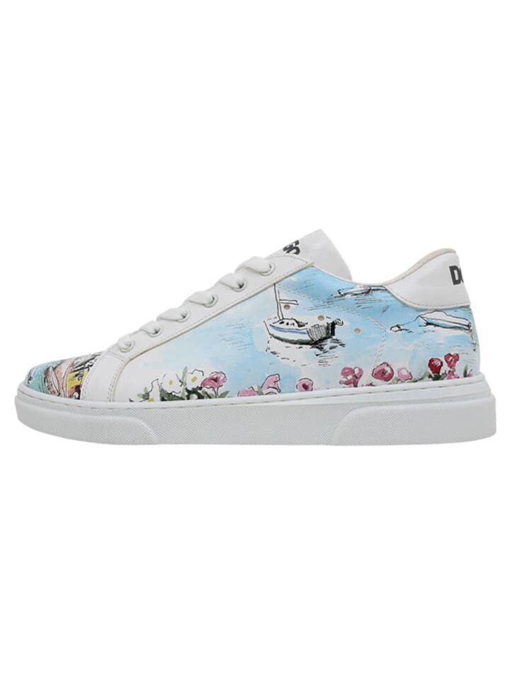 Кроссовки на шнуровке Dogo Ace Sneakers - Lago di Como, белый