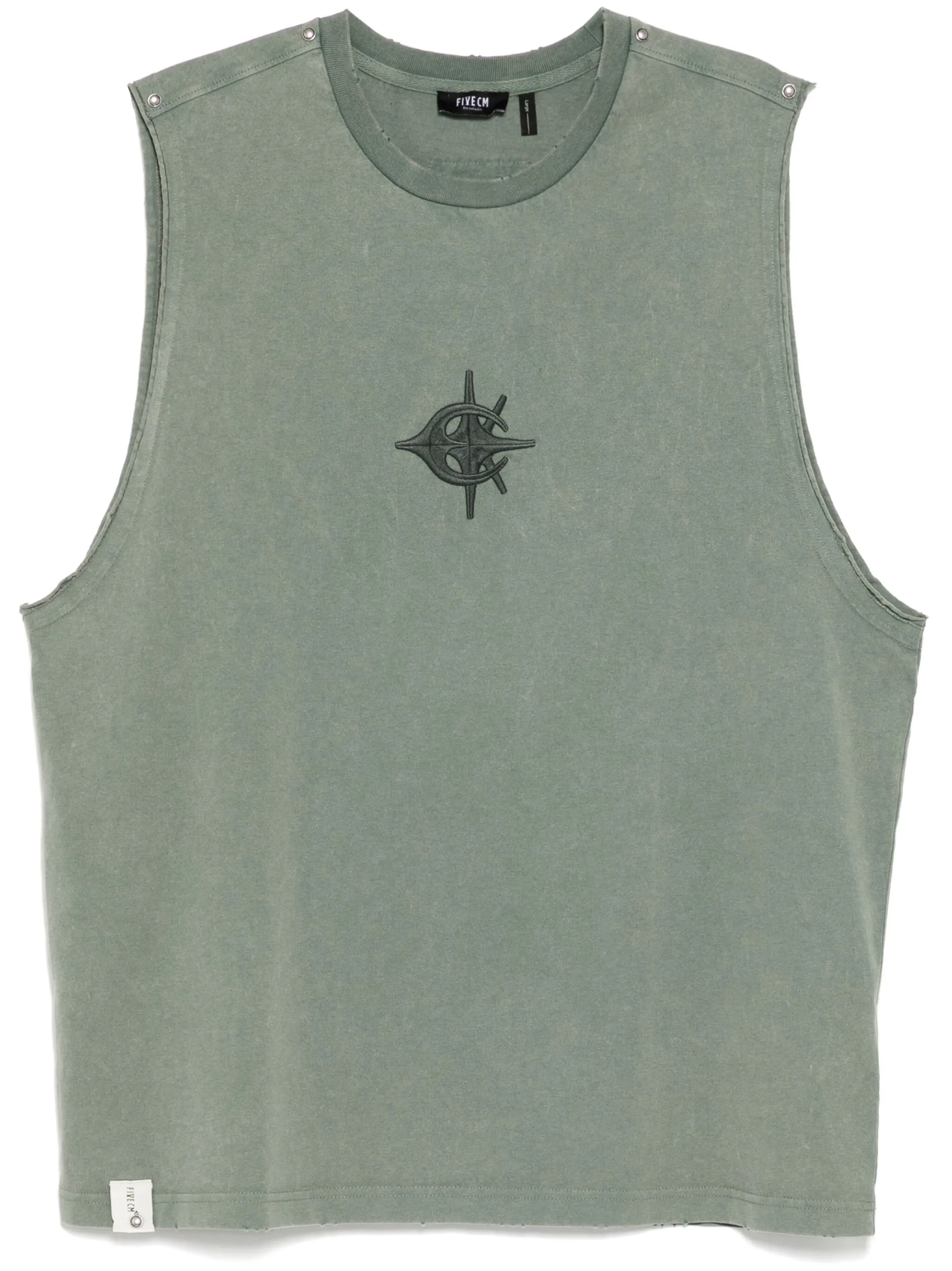 

Жилет с вышитым логотипом Five Cm, зеленый