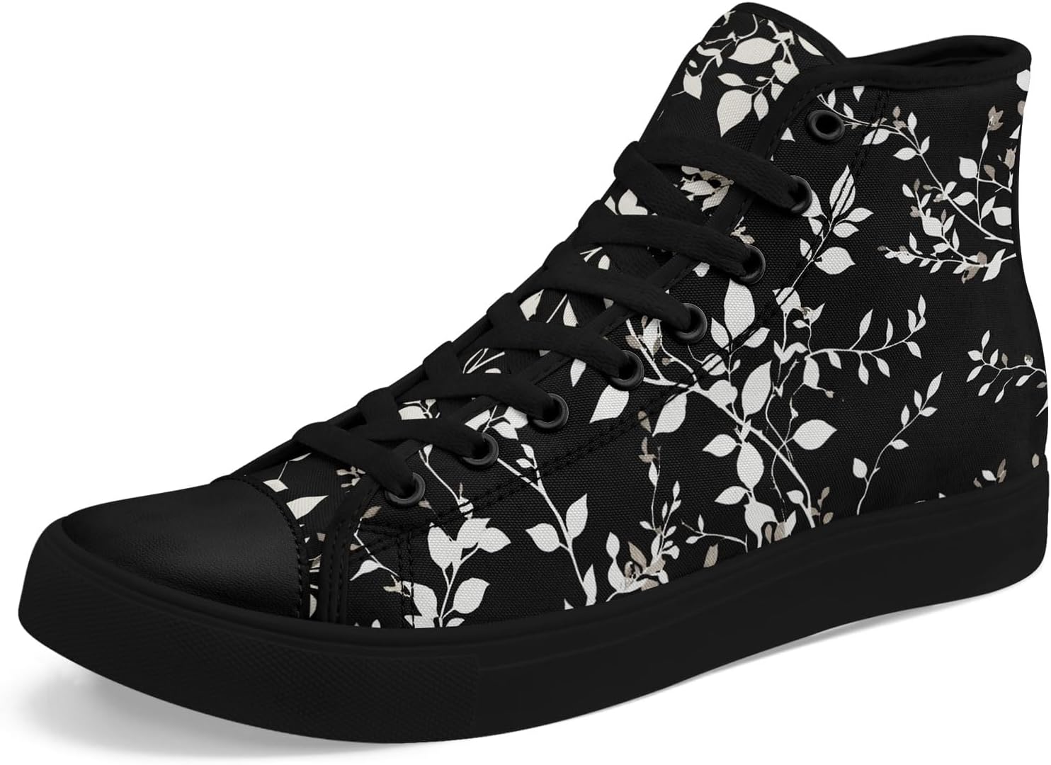 

Высокие кеды из холщовой ткани AWSOLE для мужчин и женщин, модный подарок, дышащие, унисекс, уличная обувь, плоские прогулочные туфли, белый/черный