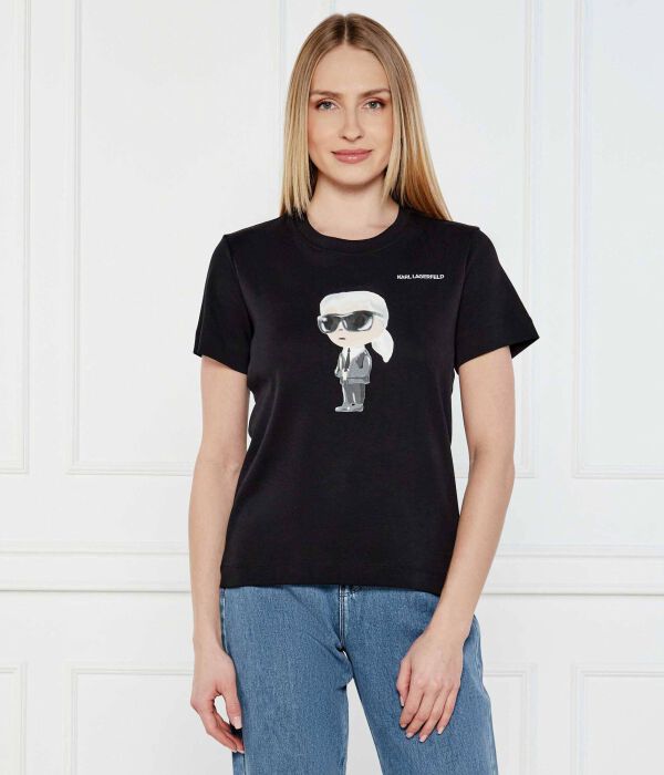 

Футболка ikon aquarelle k Regular fit Karl Lagerfeld, черный