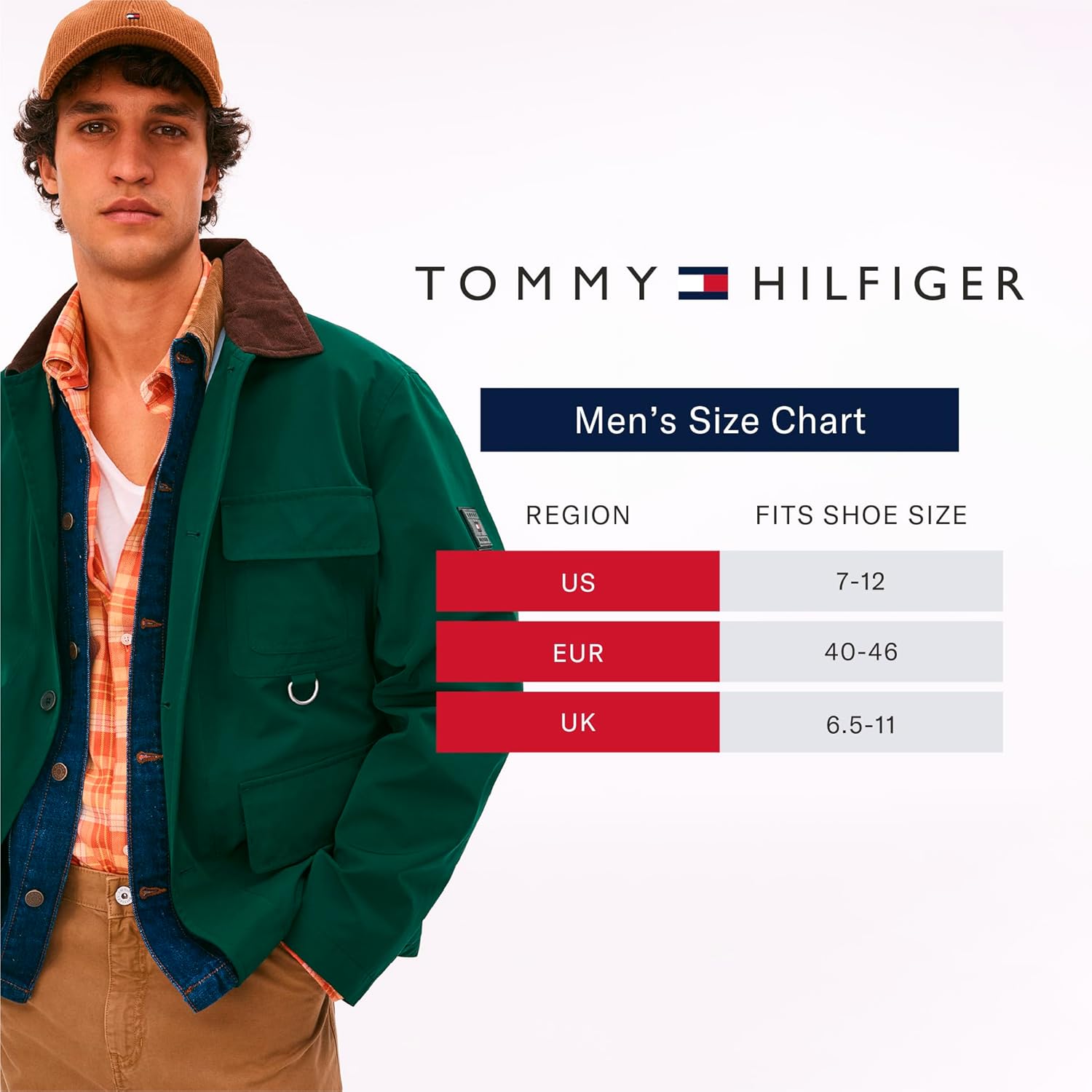 Мужские спортивные носки Tommy Hilfiger - носки Cushion Crew (3 шт.), Assorted Multi — фото 3
