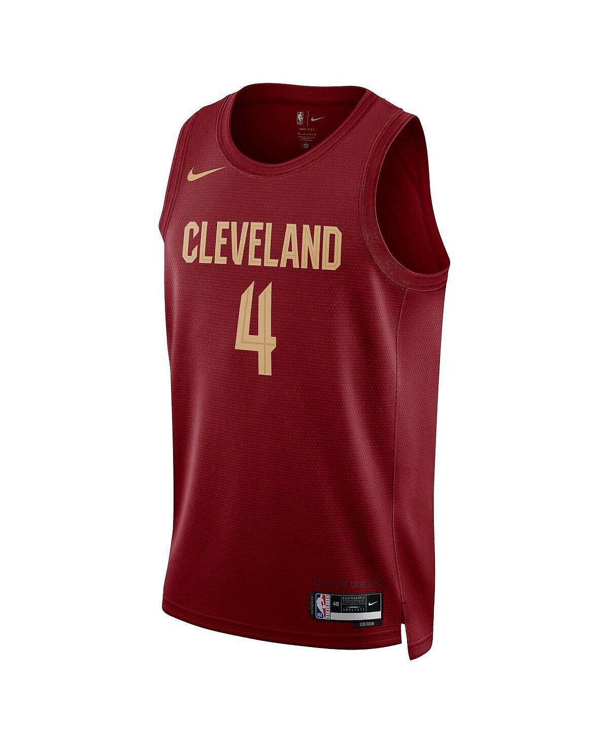 Мужская майка Swingman Evan Mobley Wine Cleveland Cavaliers 2022/23 — Icon Edition Nike — фото 3