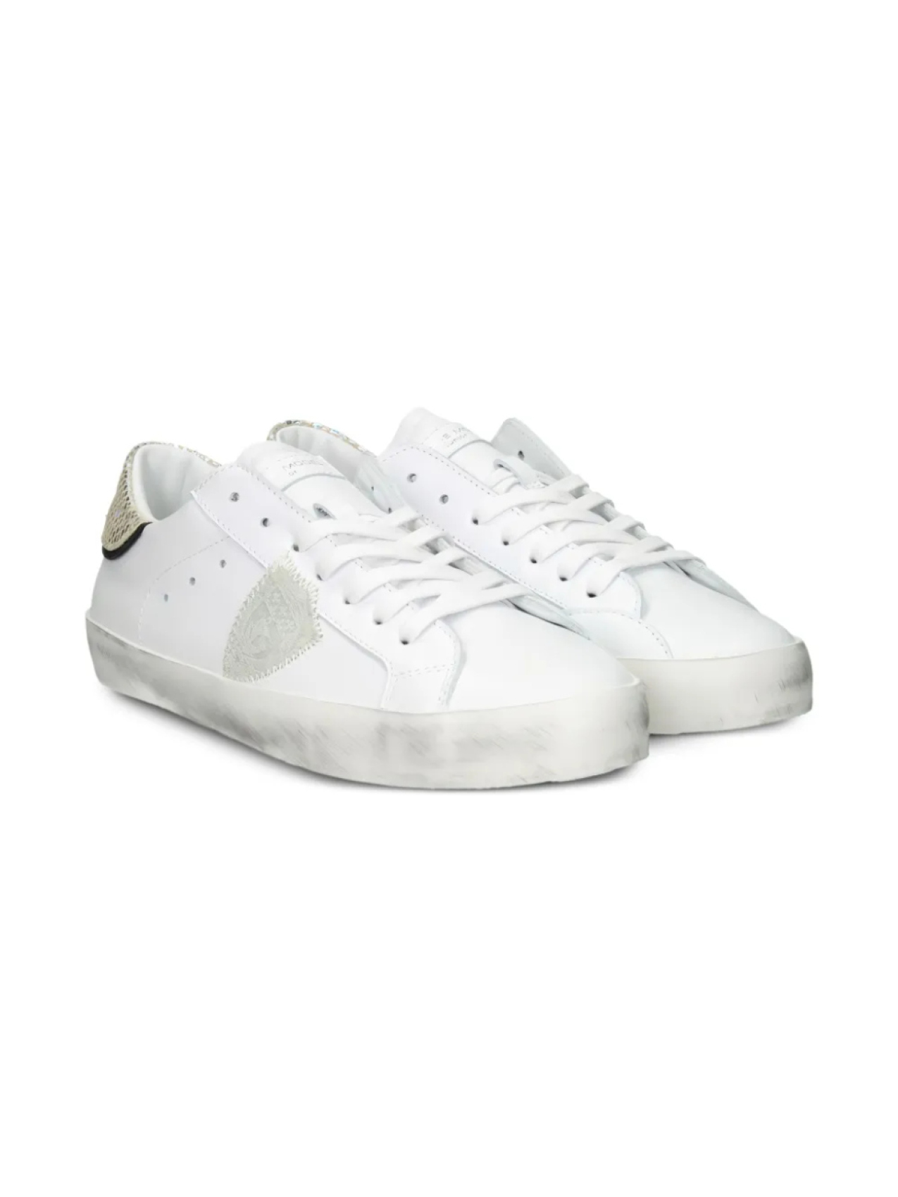 

Кожаные кроссовки Philippe Model Kids, белый