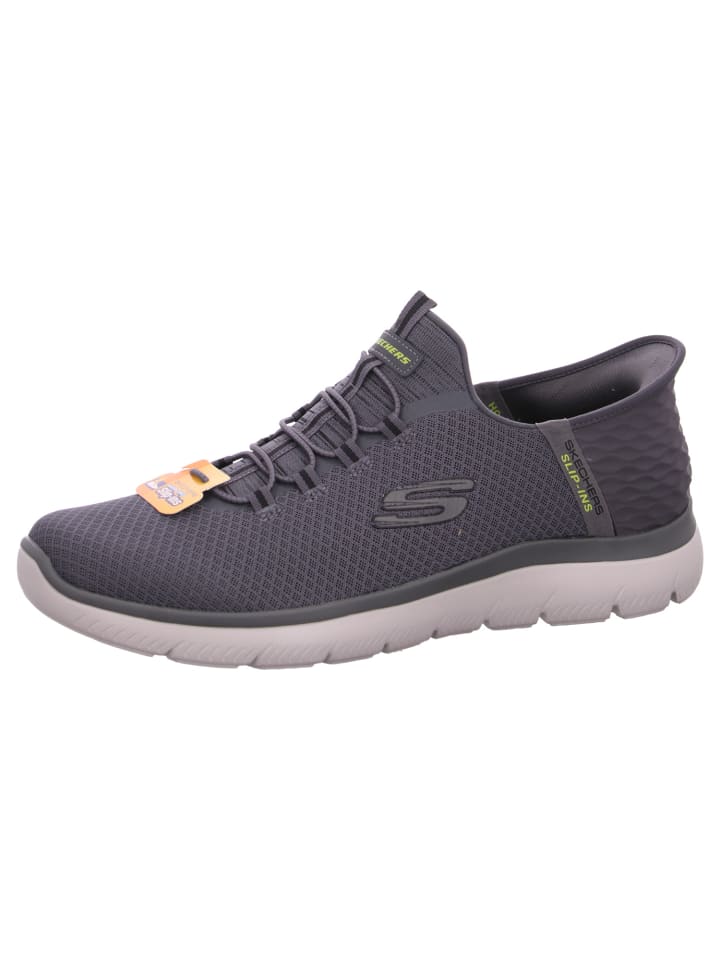 

Кроссовки на шнуровке Skechers, серый