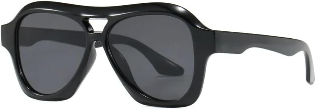 

Солнцезащитные очки с защитой от УФ-излучения UV400 | Увеличенная оправа | Линзы конфетных цветов для занятий спортом на открытом воздухе и вождения DSVIGF, Black Gray