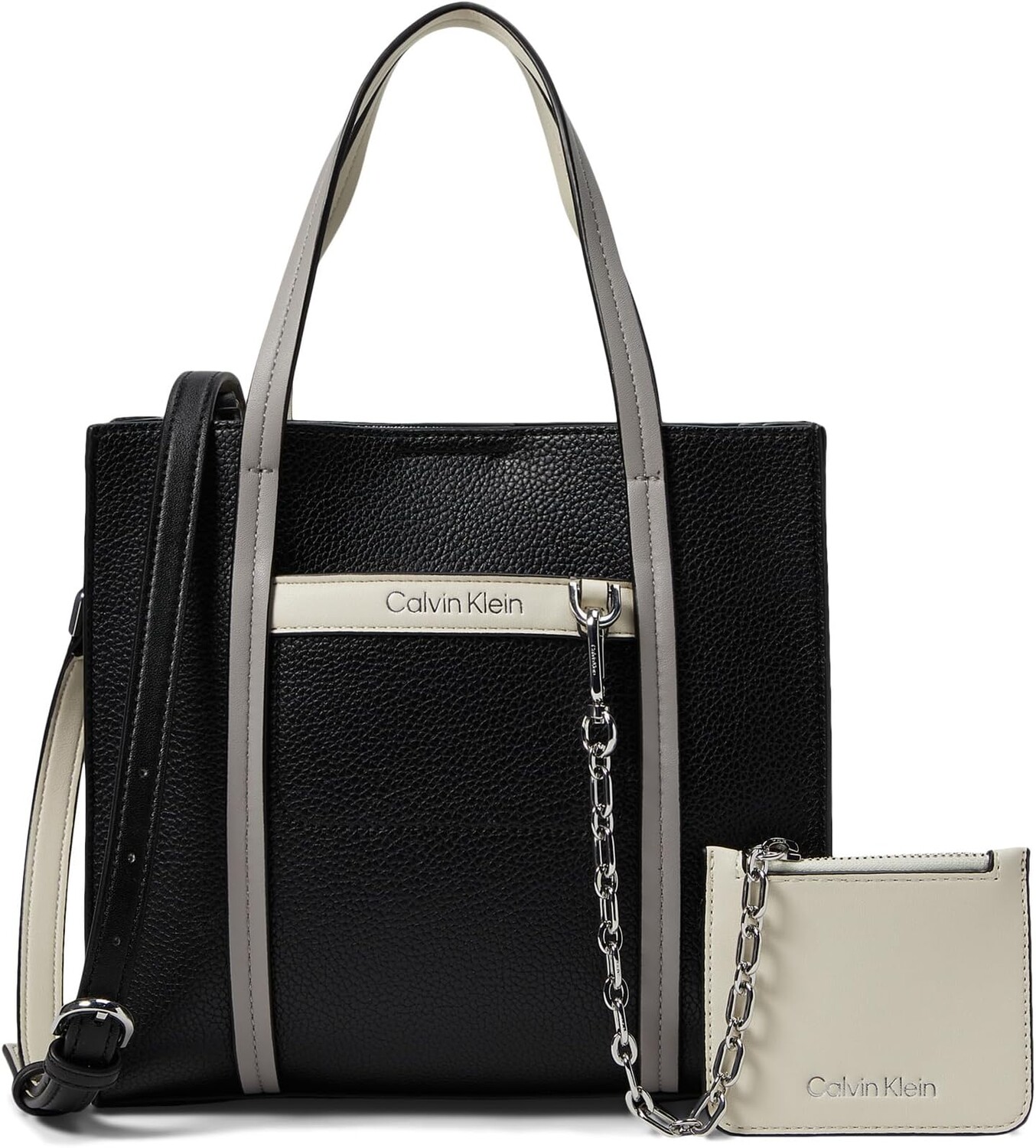 

Сумка-тоут Calvin Klein Anya Mini Bag, цвет Black/Stone Multi, Черный, Сумка-тоут Calvin Klein Anya Mini Bag, цвет Black/Stone Multi