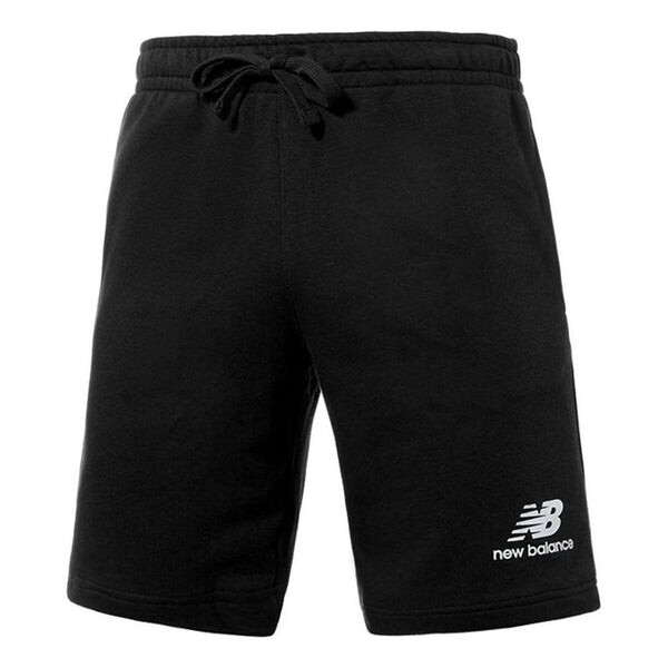 

Шорты Essentials Stacked Logo French Terry Short New Balance, черный