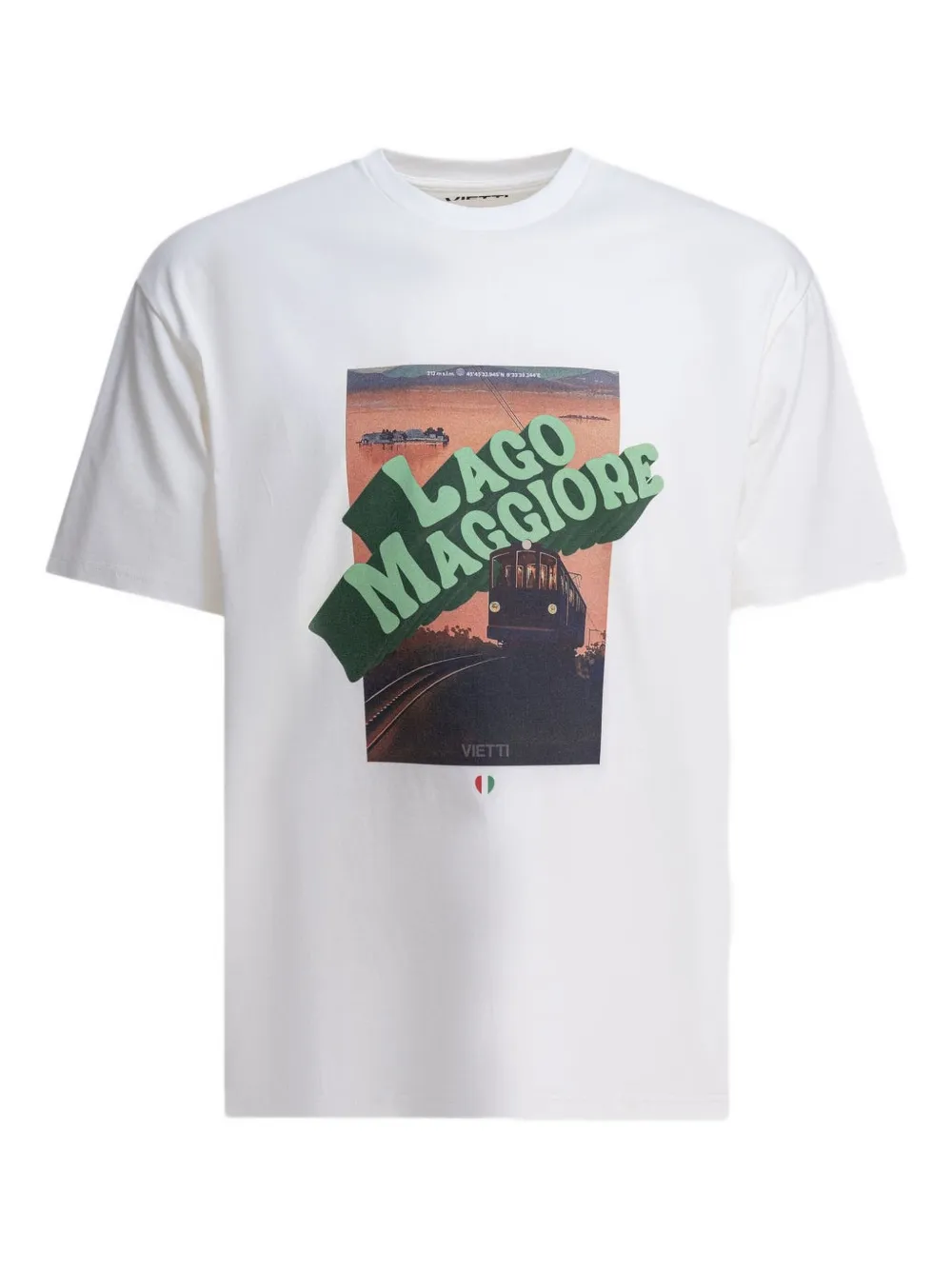 

Футболка с графичным принтом VIETTI MERCHANDISE, белый