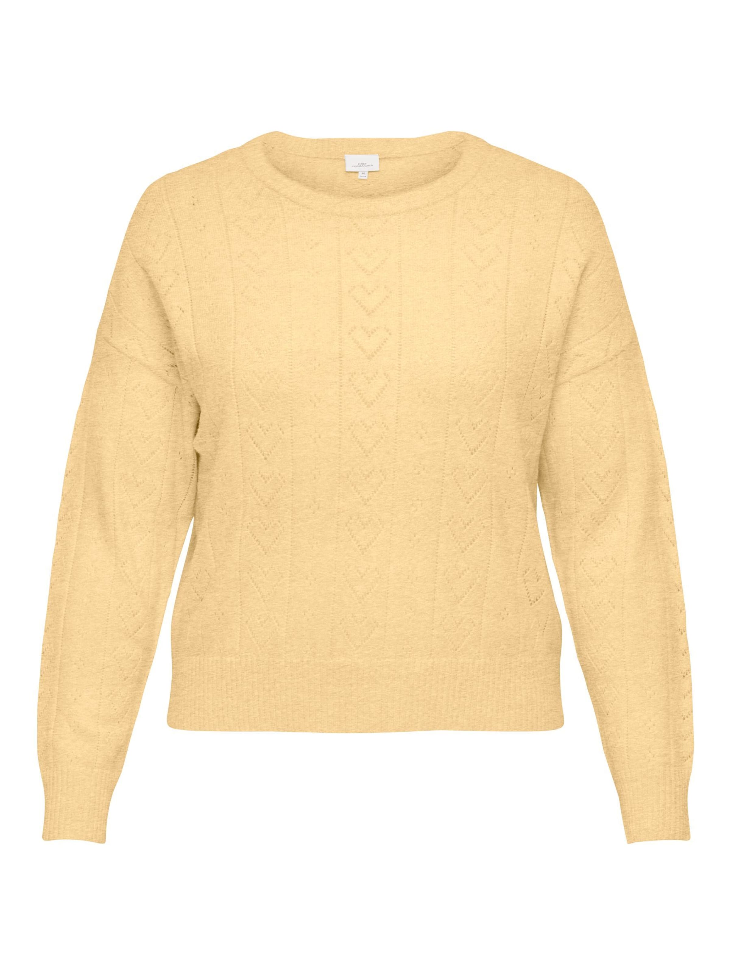 

ONLY Carmakoma Свитер 'CARIsa' в желтом цвете