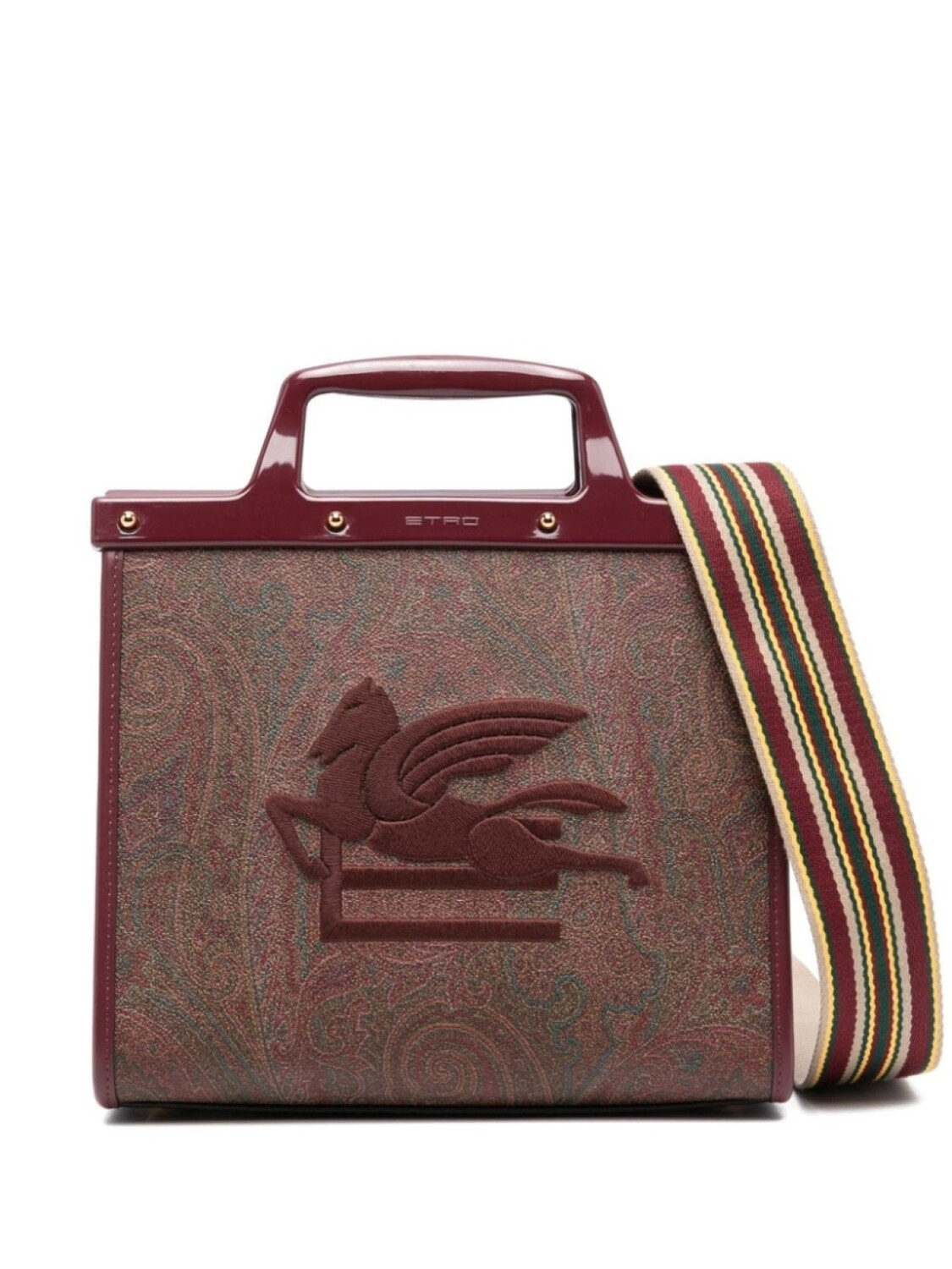 

ETRO сумка-тоут с принтом пейсли, коричневый