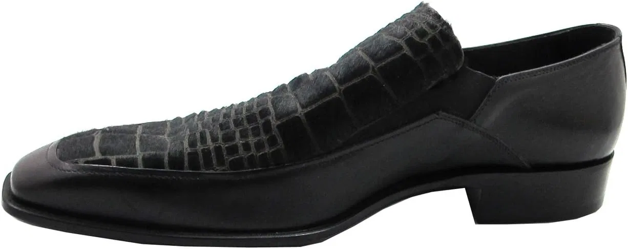 Лоферы кожаные Doucals, Black — фото 2