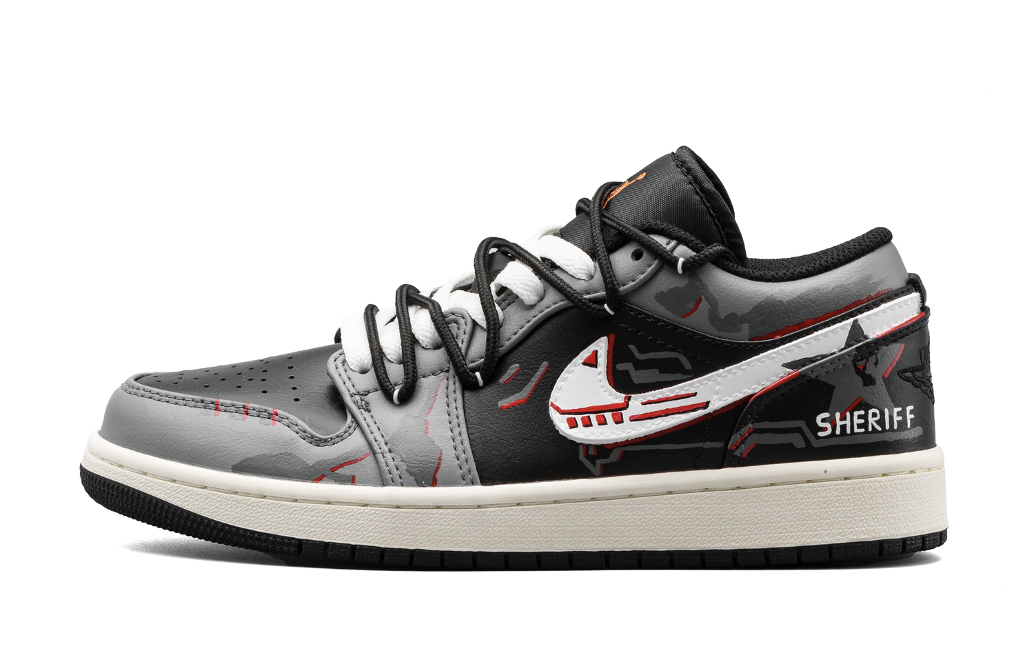 

Детские баскетбольные кроссовки Air 1 Grade School Jordan, серый