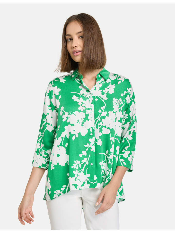 

Блуза TAIFUN 3/4 Arm, цвет garden green gemustert