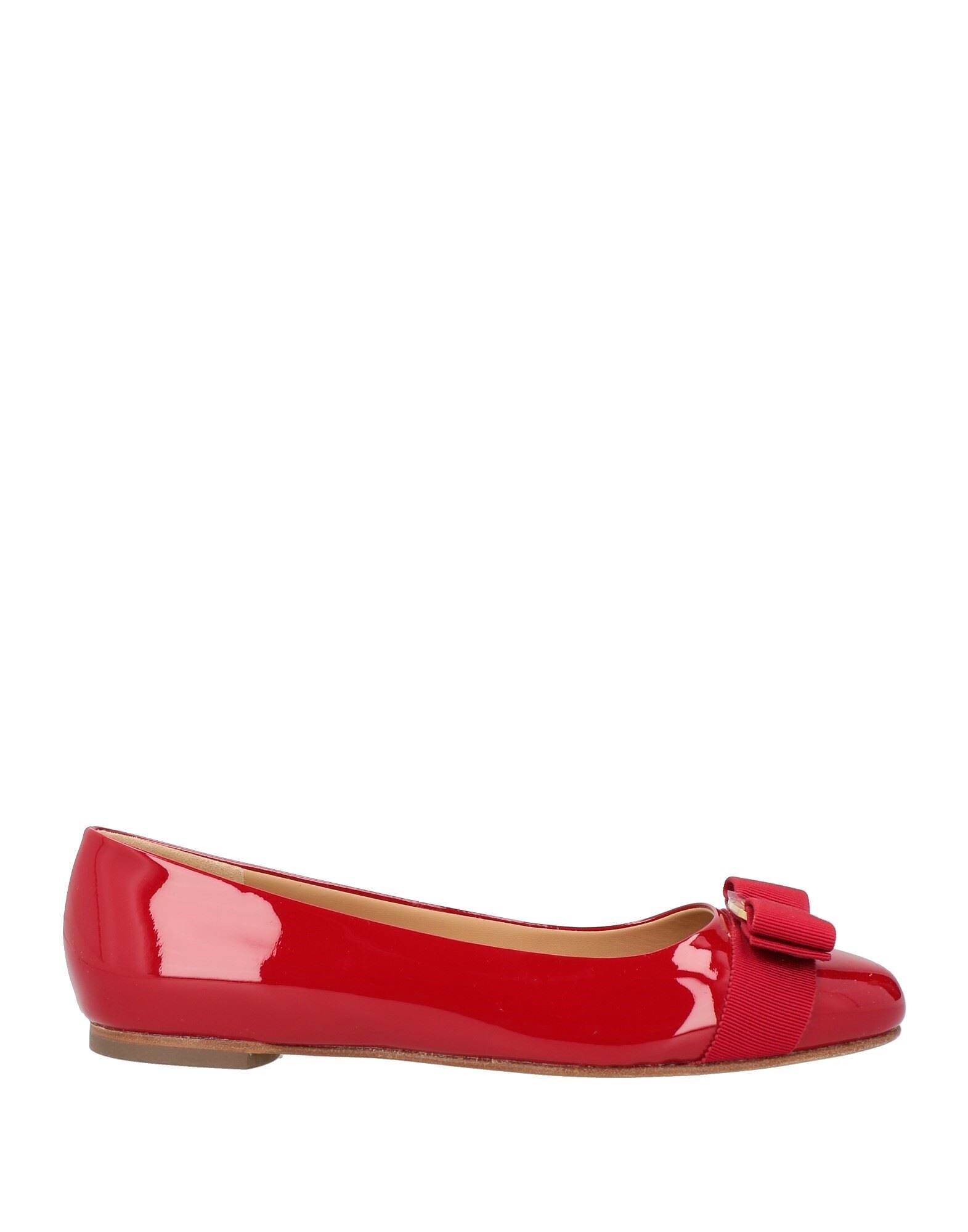 Балетки Ballerina Ferragamo, красный