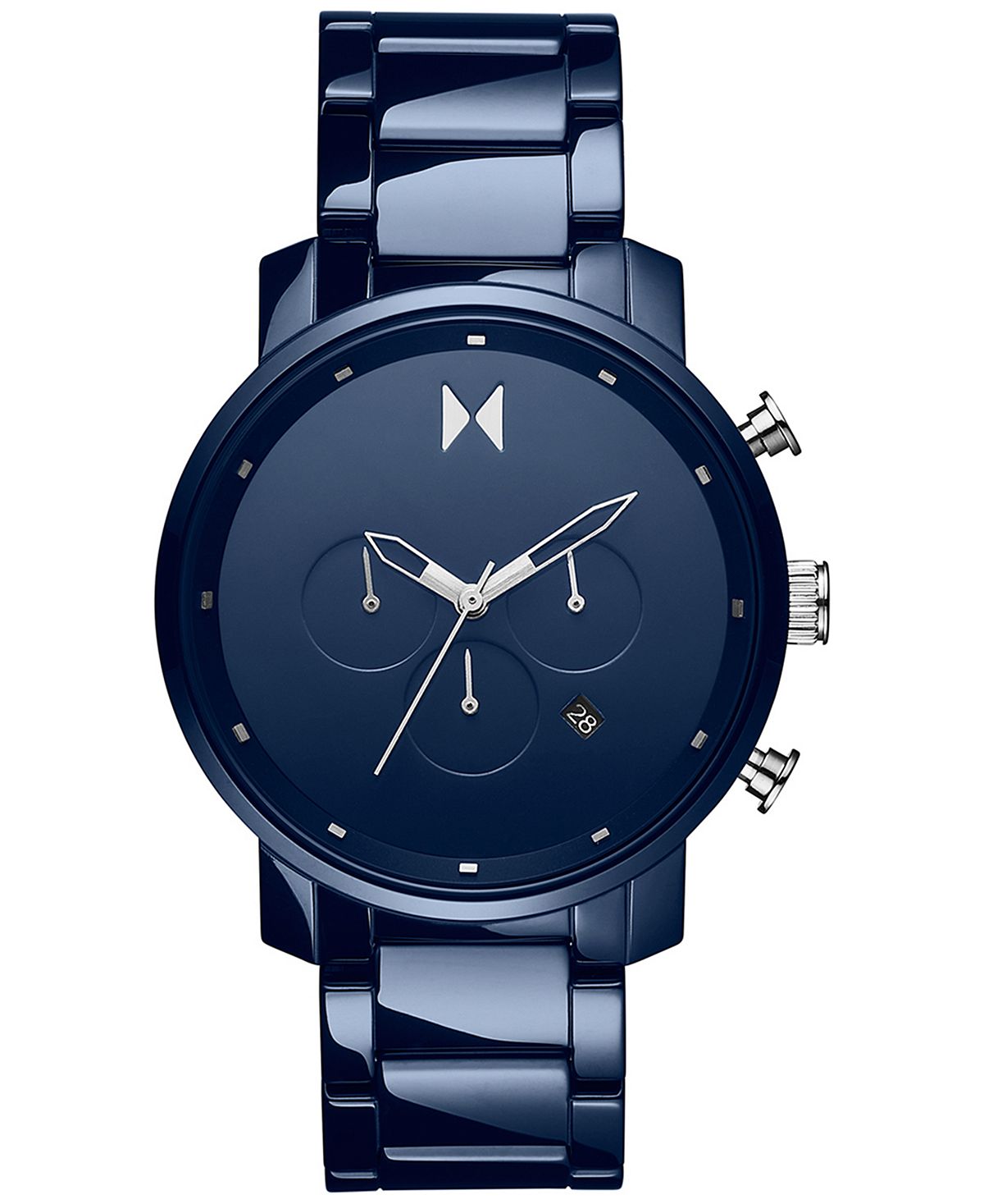 

Мужские часы Chrono Blue с керамическим браслетом 47 мм MVMT