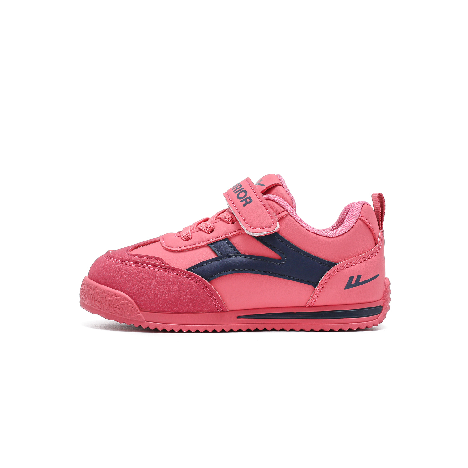 

Дышащие легкие амортизирующие низкие детские скейтбординг кроссовки WARRIOR, розово-красный/синий