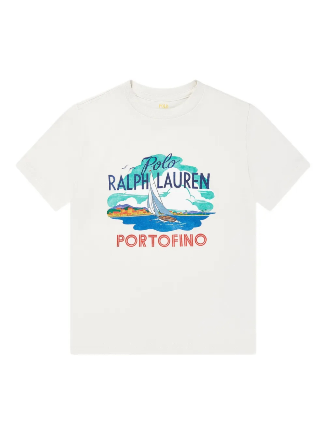 

POLO RALPH LAUREN KIDS футболка с логотипом, белый